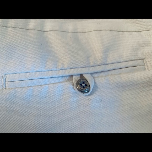 NWT Armani Exchange Dressy Pleated White Shorts - Picture 5 of 5